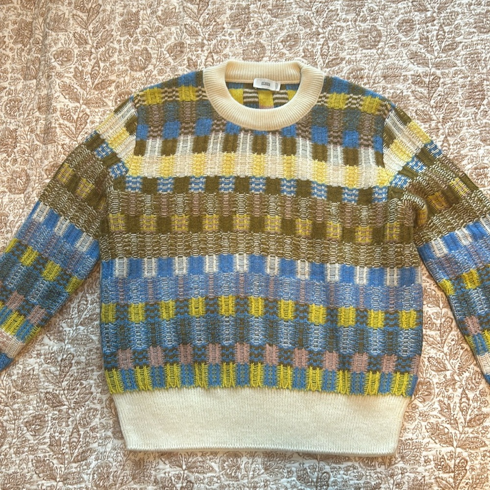 Vintage, Multicolored ‘CLOSED’ brand sweater, size women’s small